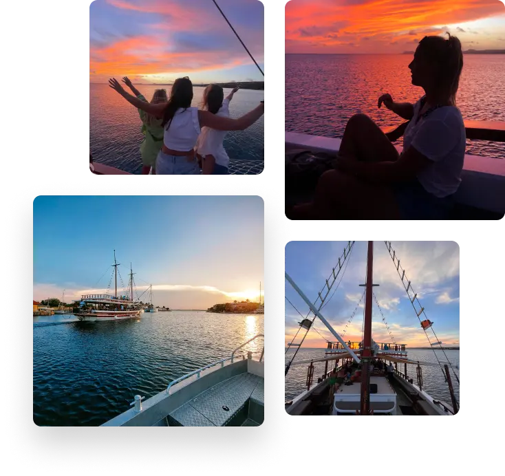 Sunset trip aboard Lady Bellaïs